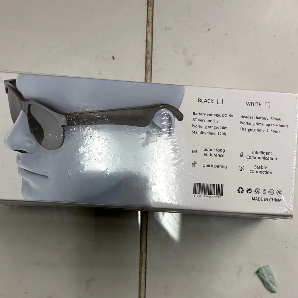 Wireless Audio Glasses - Black